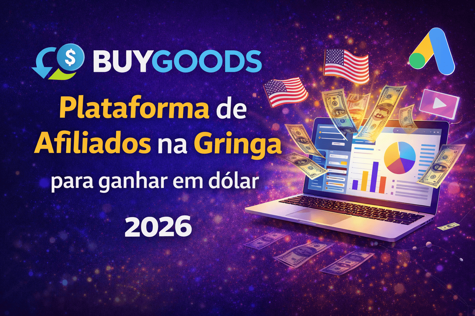 BuyGoods plataforma de afiliados na gringa para ganhar em dólar